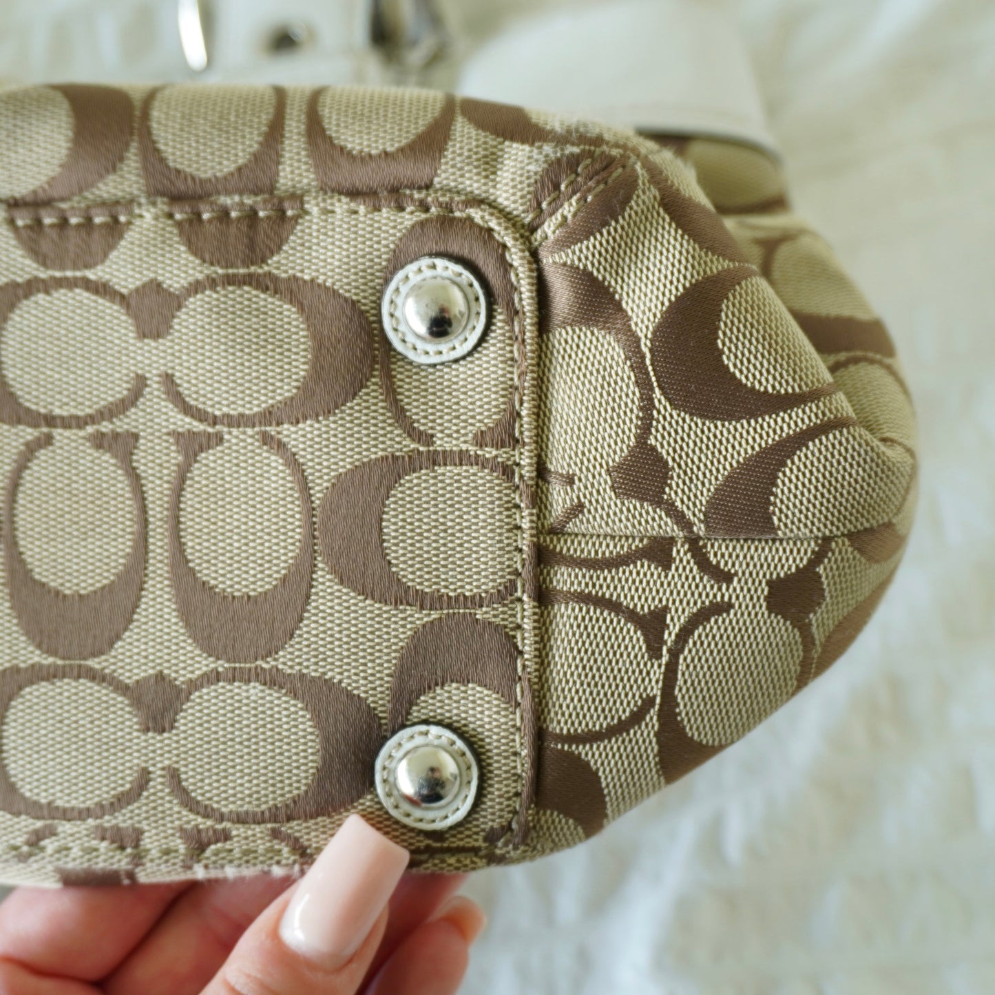 Coach Monogram Tote Purse