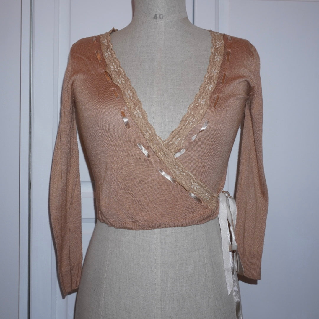 Lace Wrap Top (S)