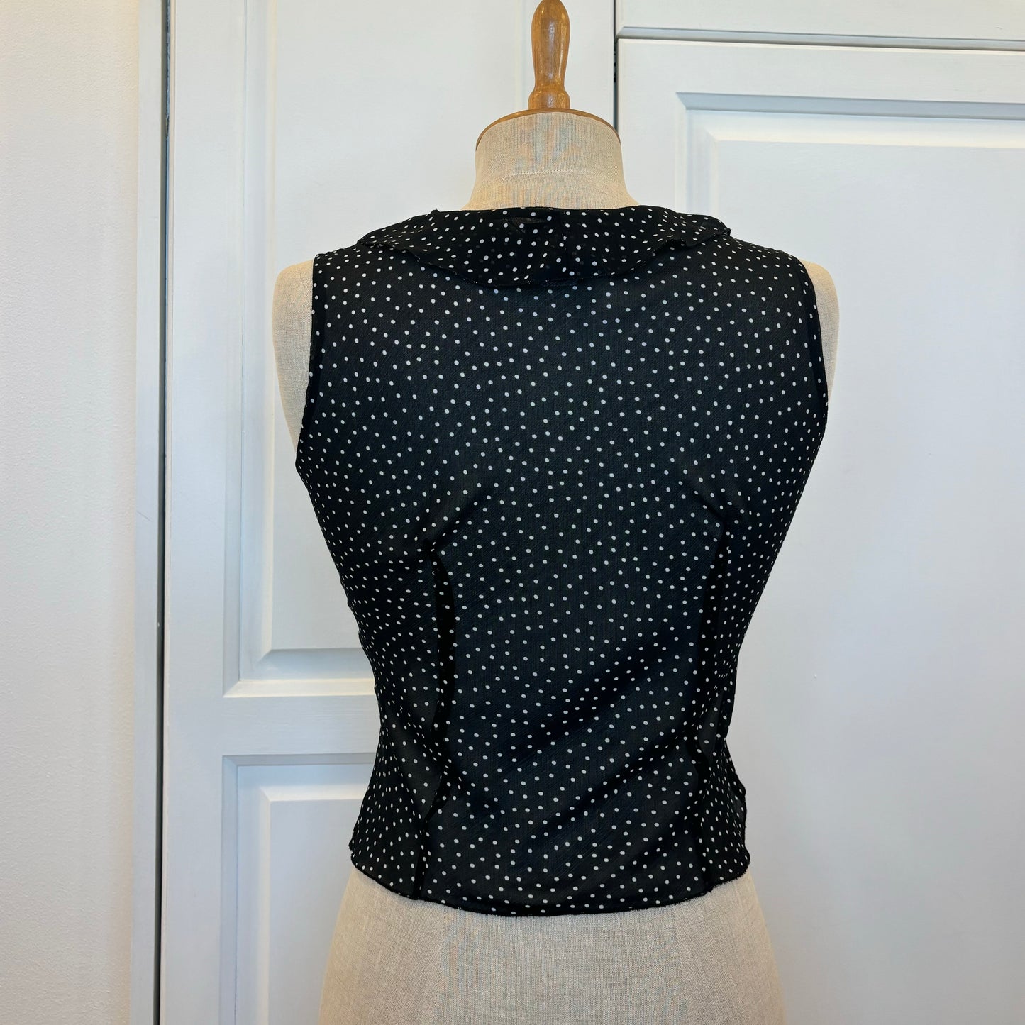 Polkadot Sheer Top (S)