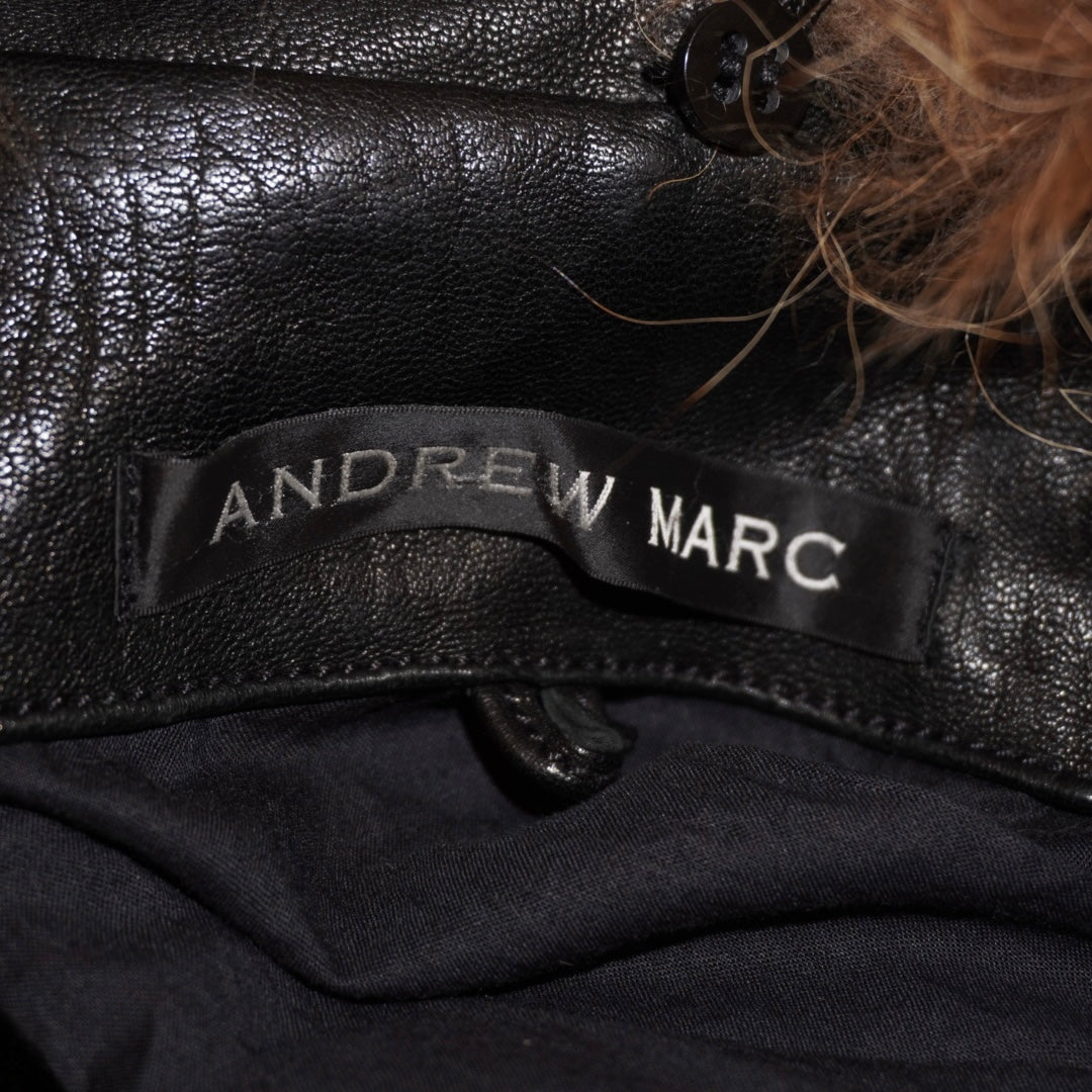 Fur Leather Trench (M)