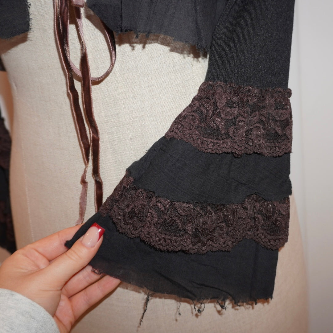 Ruffle Tie Top (S)
