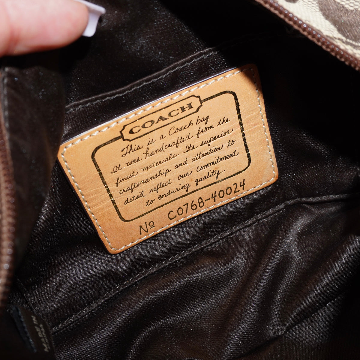 Coach Monogram Purse