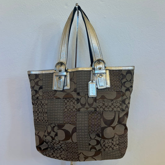 Coach Monogram Tote Purse