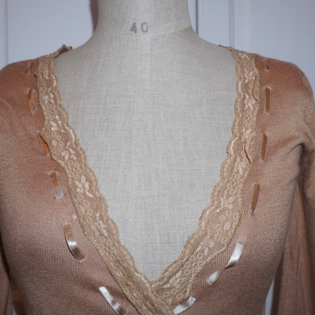 Lace Wrap Top (S)