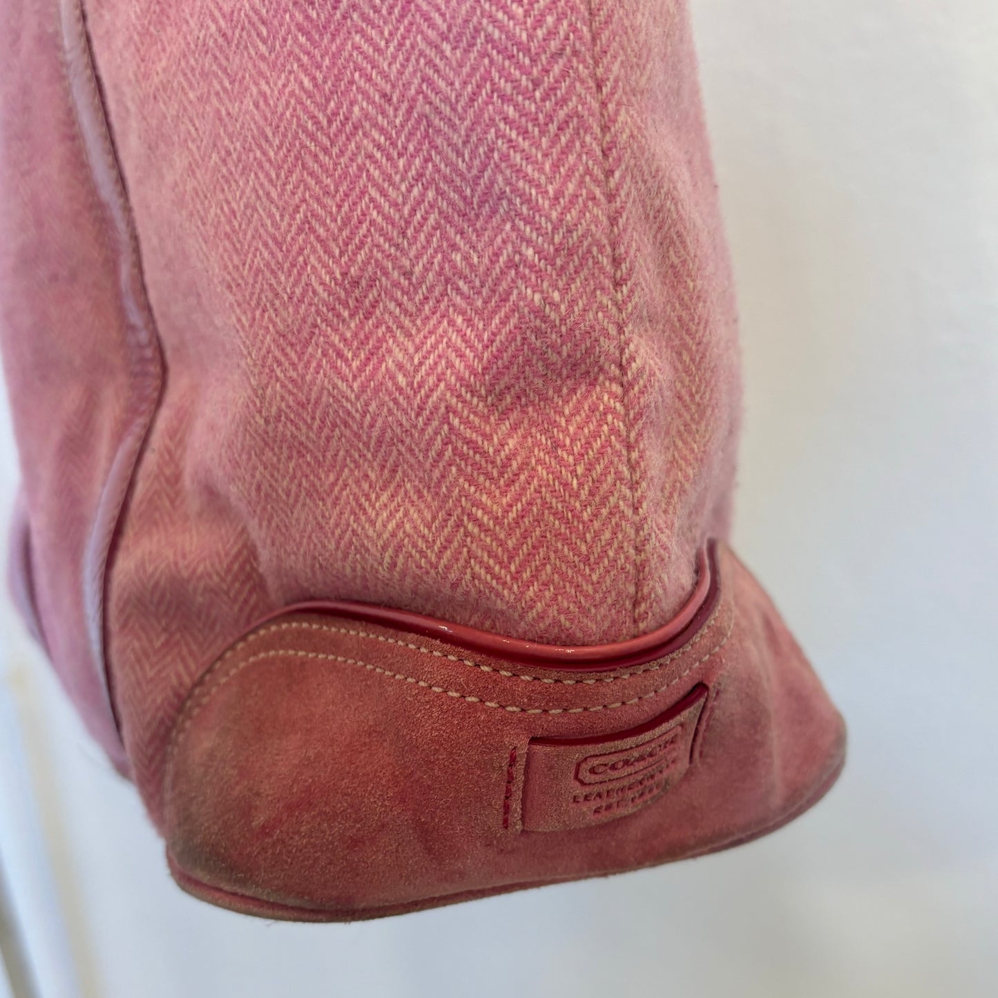 Coach Herringbone Tote Purse