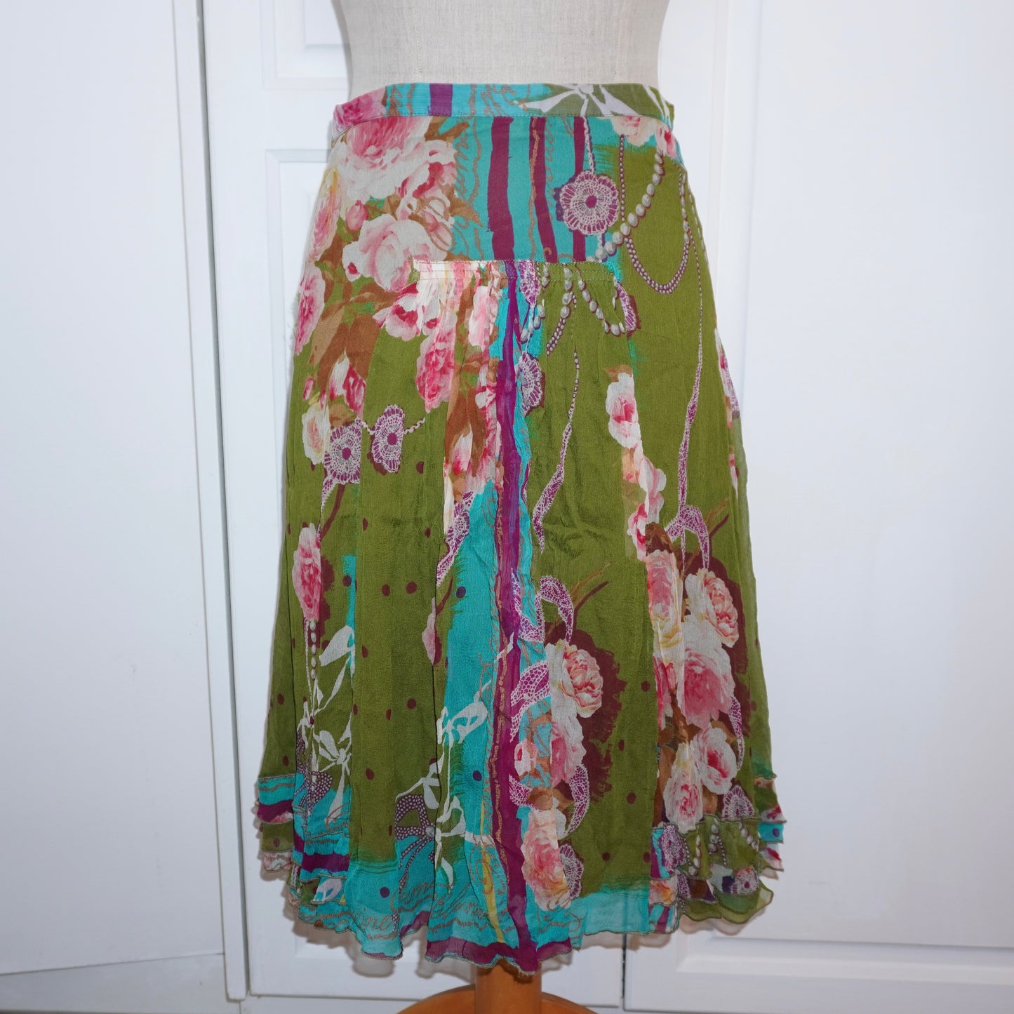 Blumarine Silk Skirt (S)