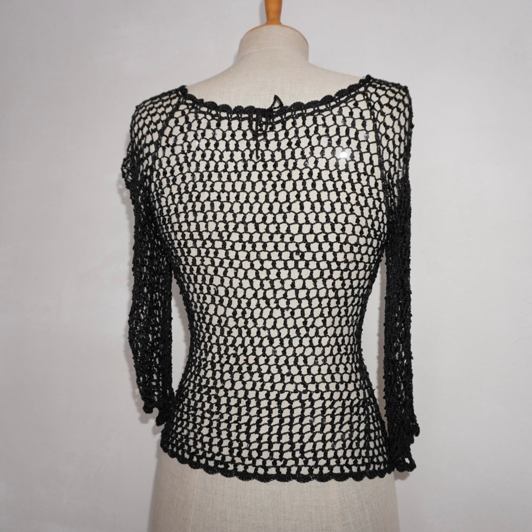 Sequin Crochet Top (S)