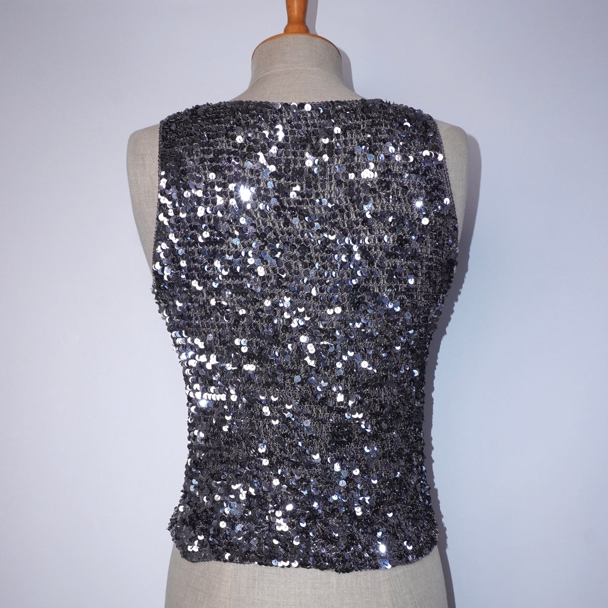 Sequin Crochet Cami (M)