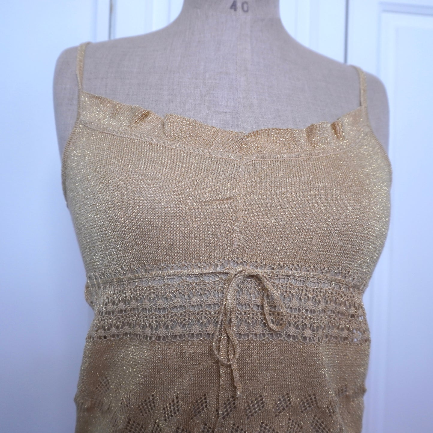 Gold Knit Top (M)