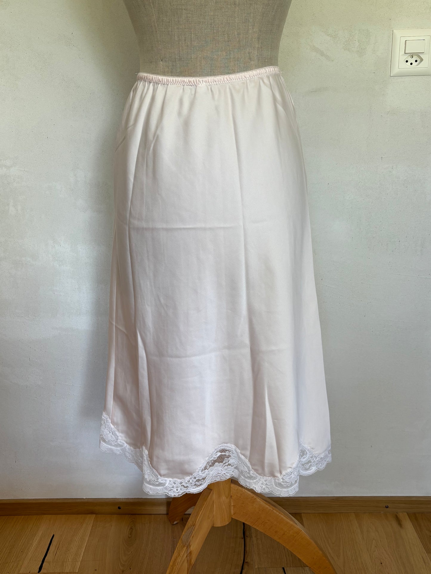 Dior Blush Slip Skirt (M)