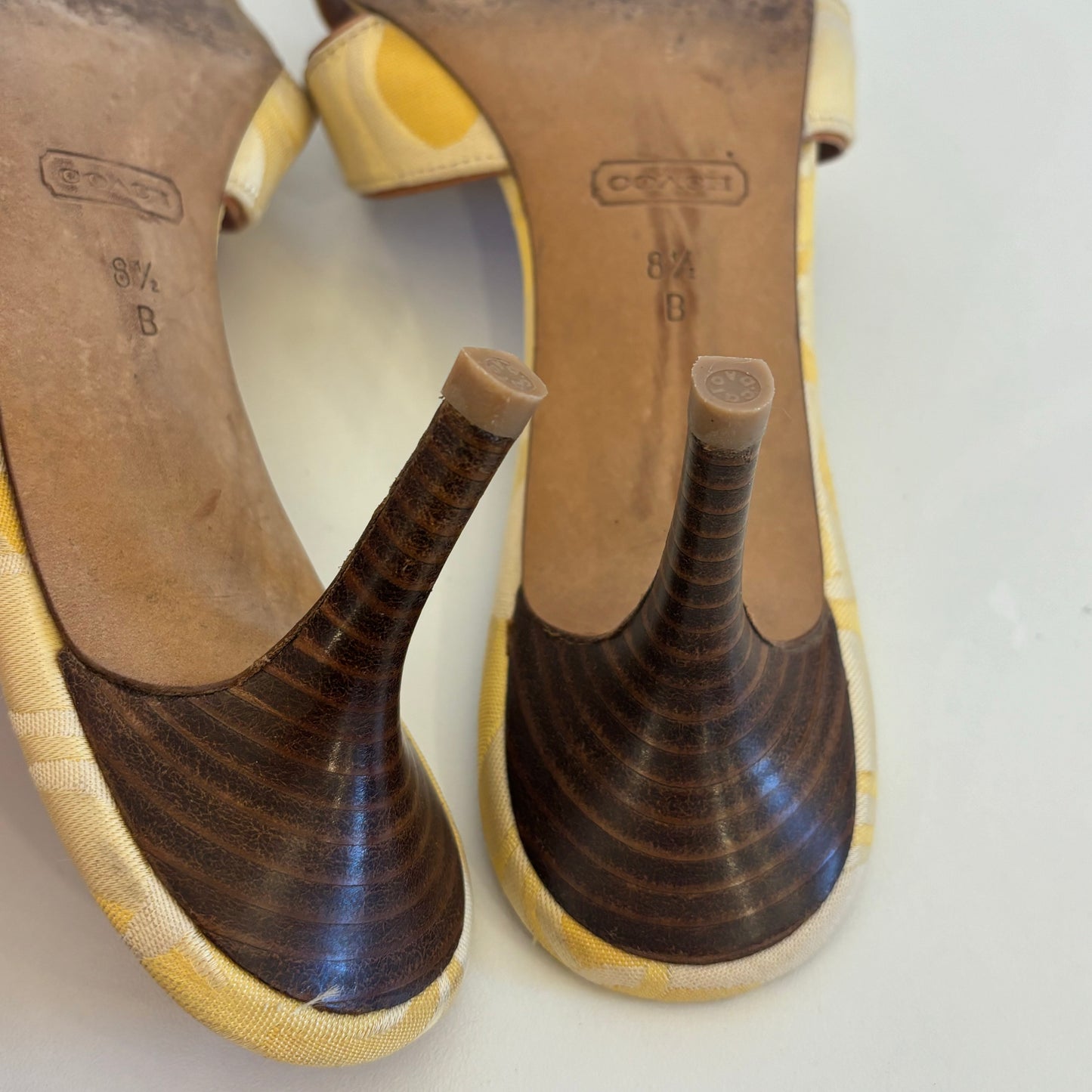 Coach Monogram Mules (38.5)