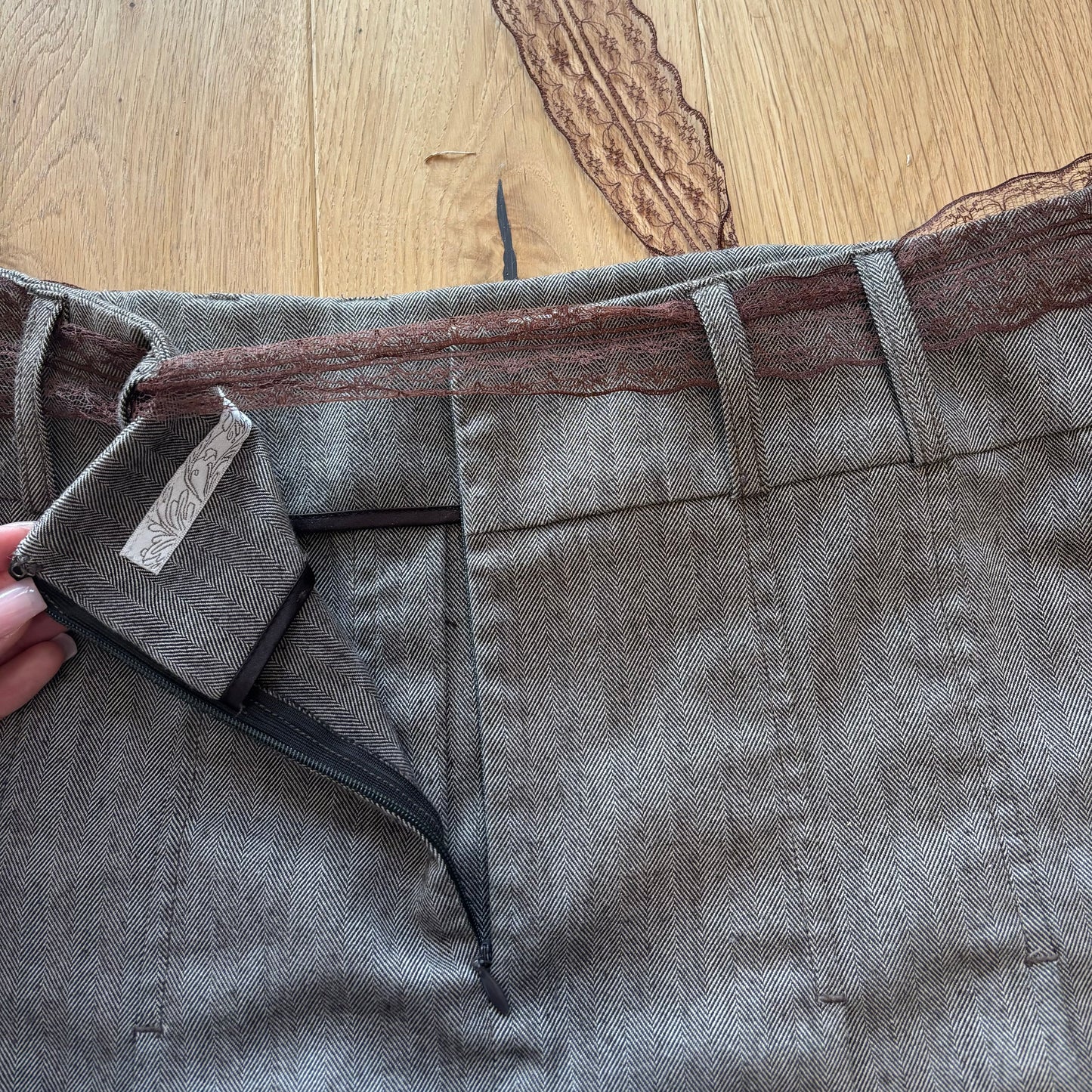 Herringbone Skirt (S)