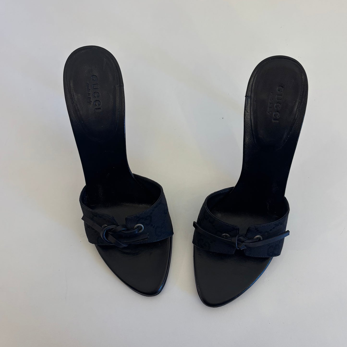 Gucci Monogram Mules (37)