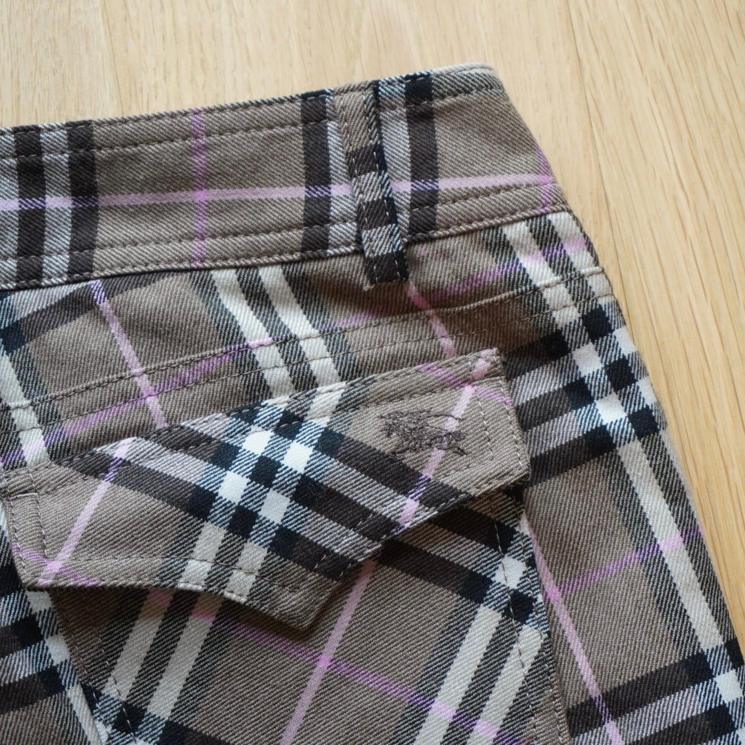 Burberry Plaid Trousers (XS)