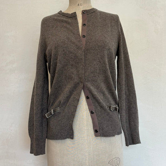 Wool Bow Cardigan (S)
