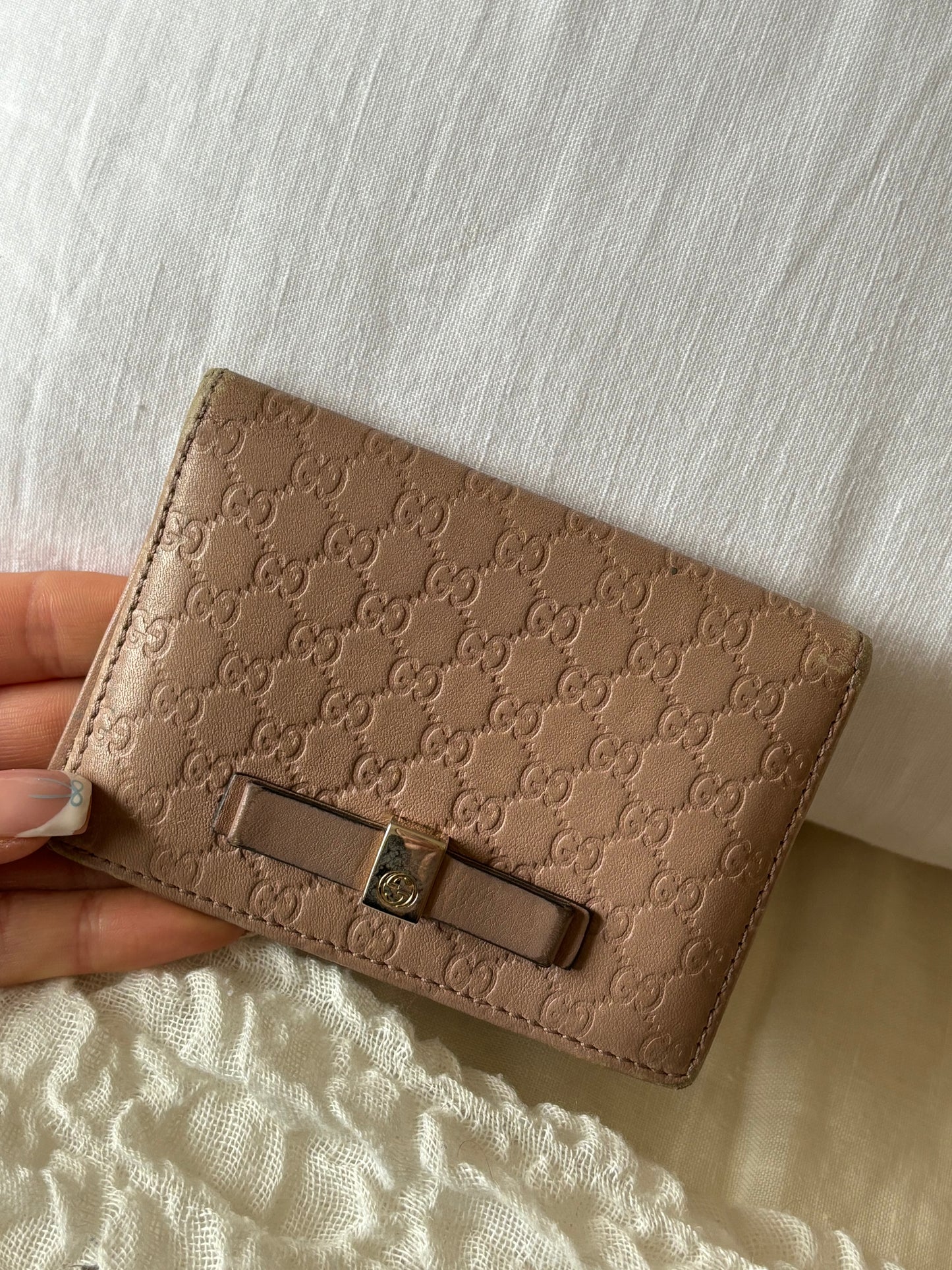 Gucci Guccissima Pink Wallet