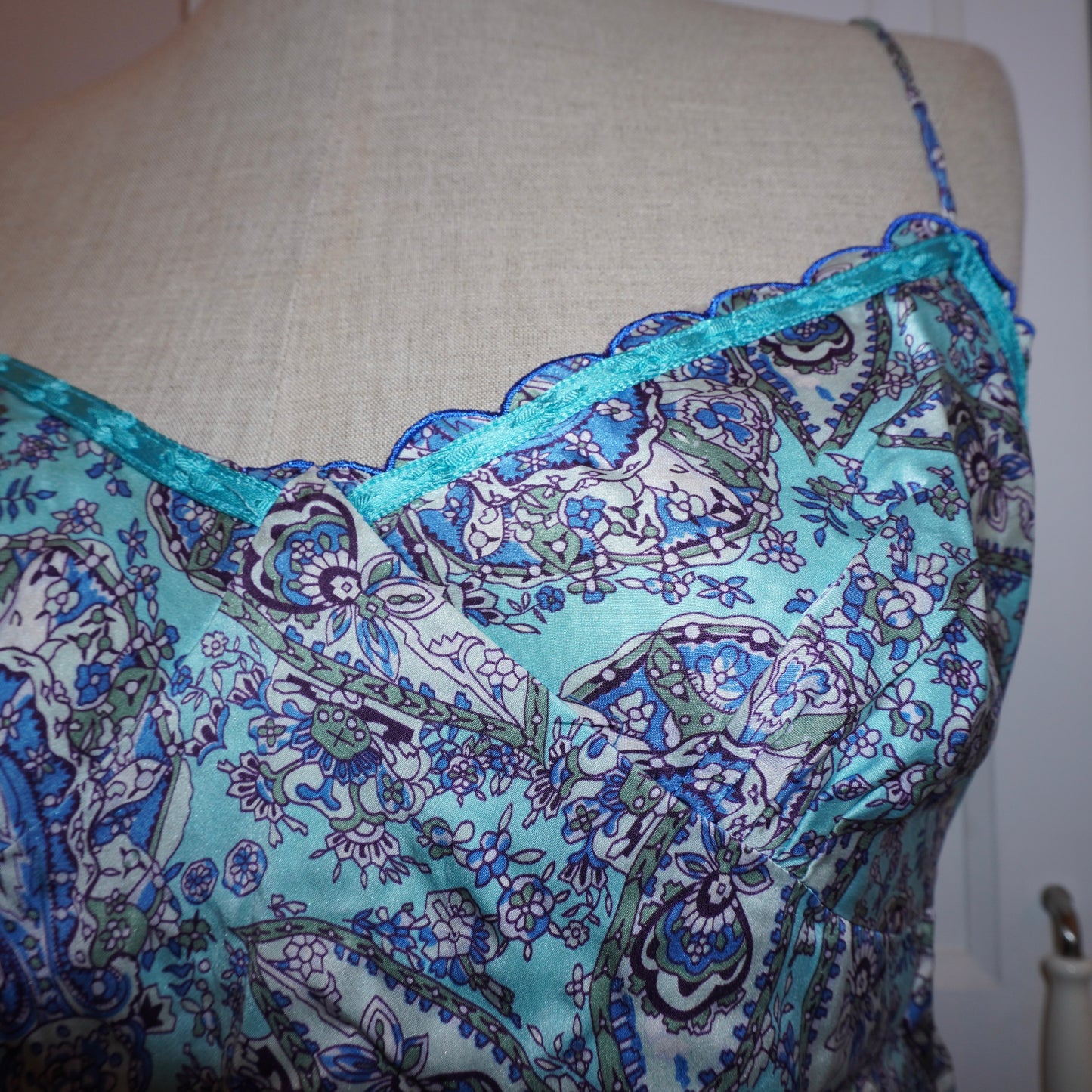 Silk Floral Cami Top (M)