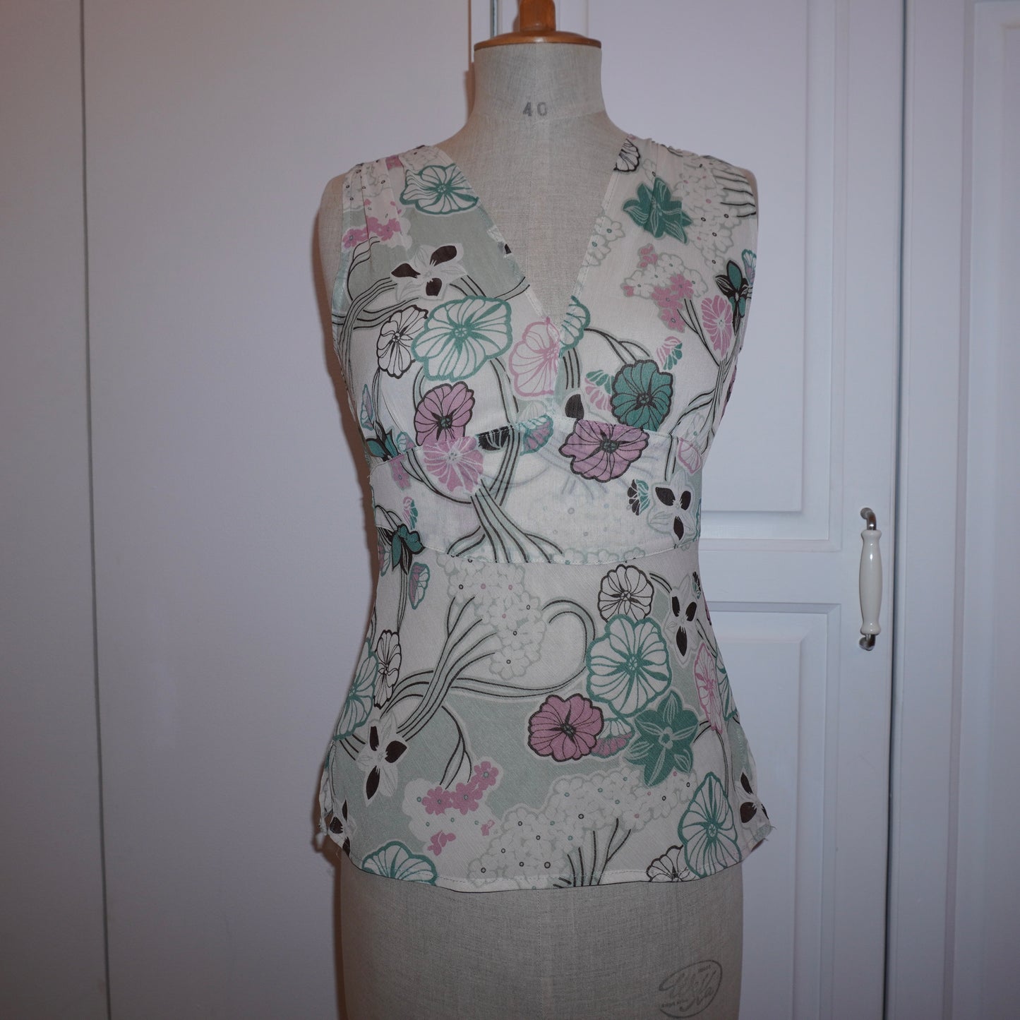 Floral Tie Top (S)