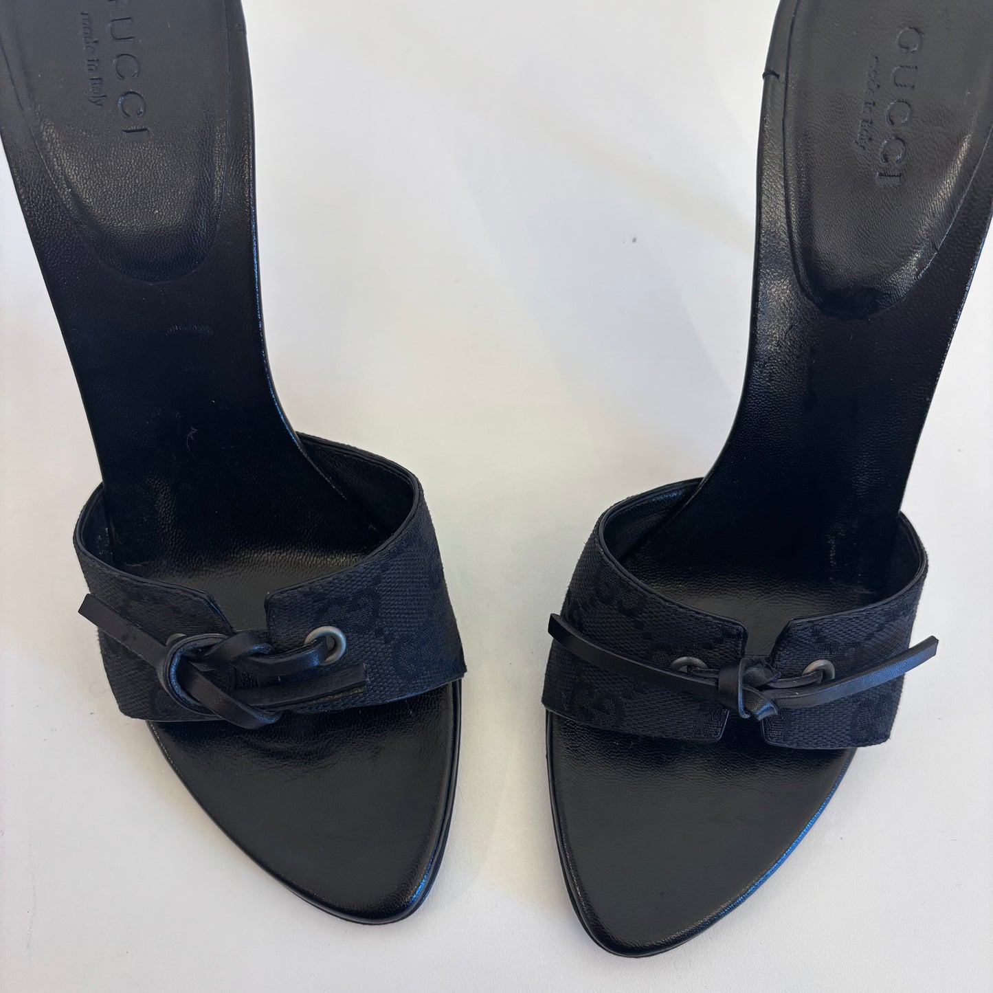Gucci Monogram Mules (37)
