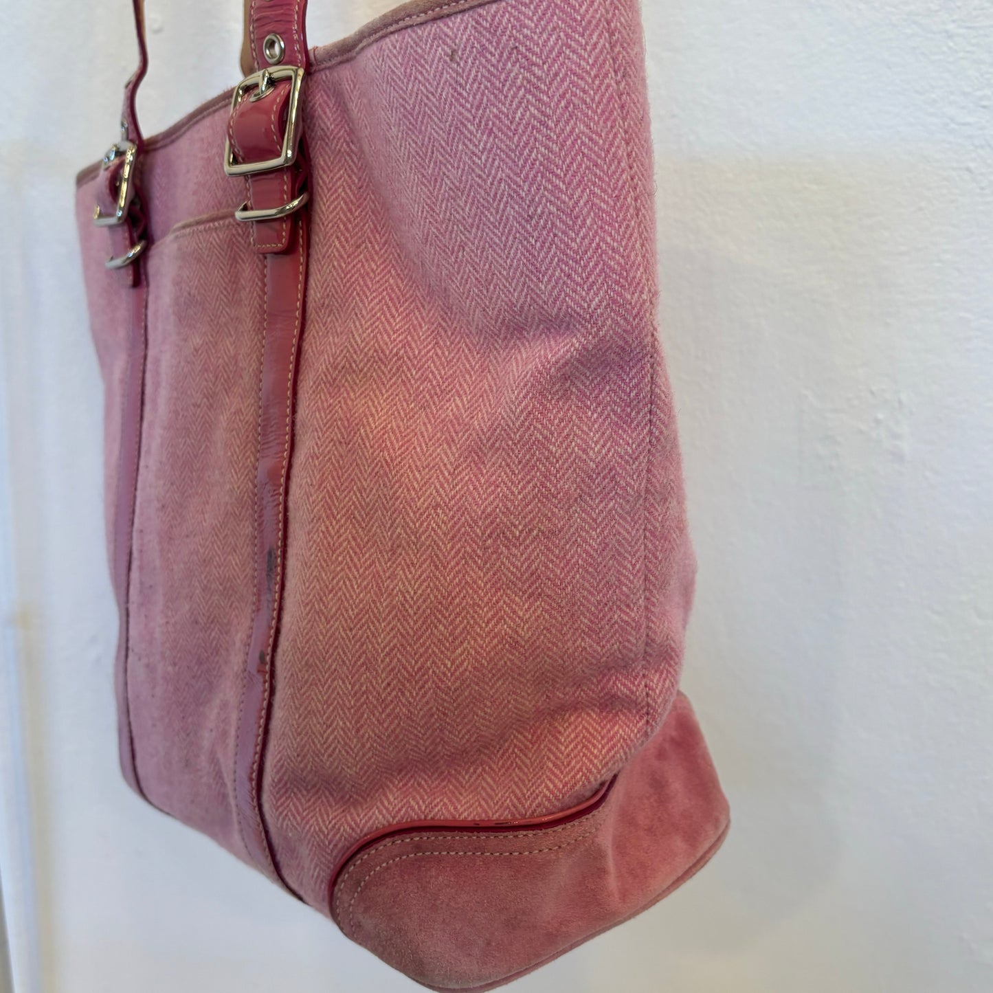 Coach Herringbone Tote Purse