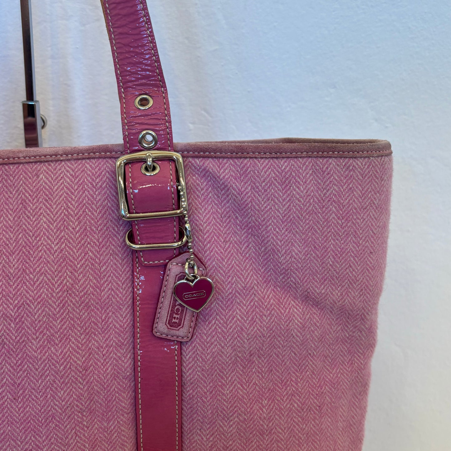 Coach Herringbone Tote Purse