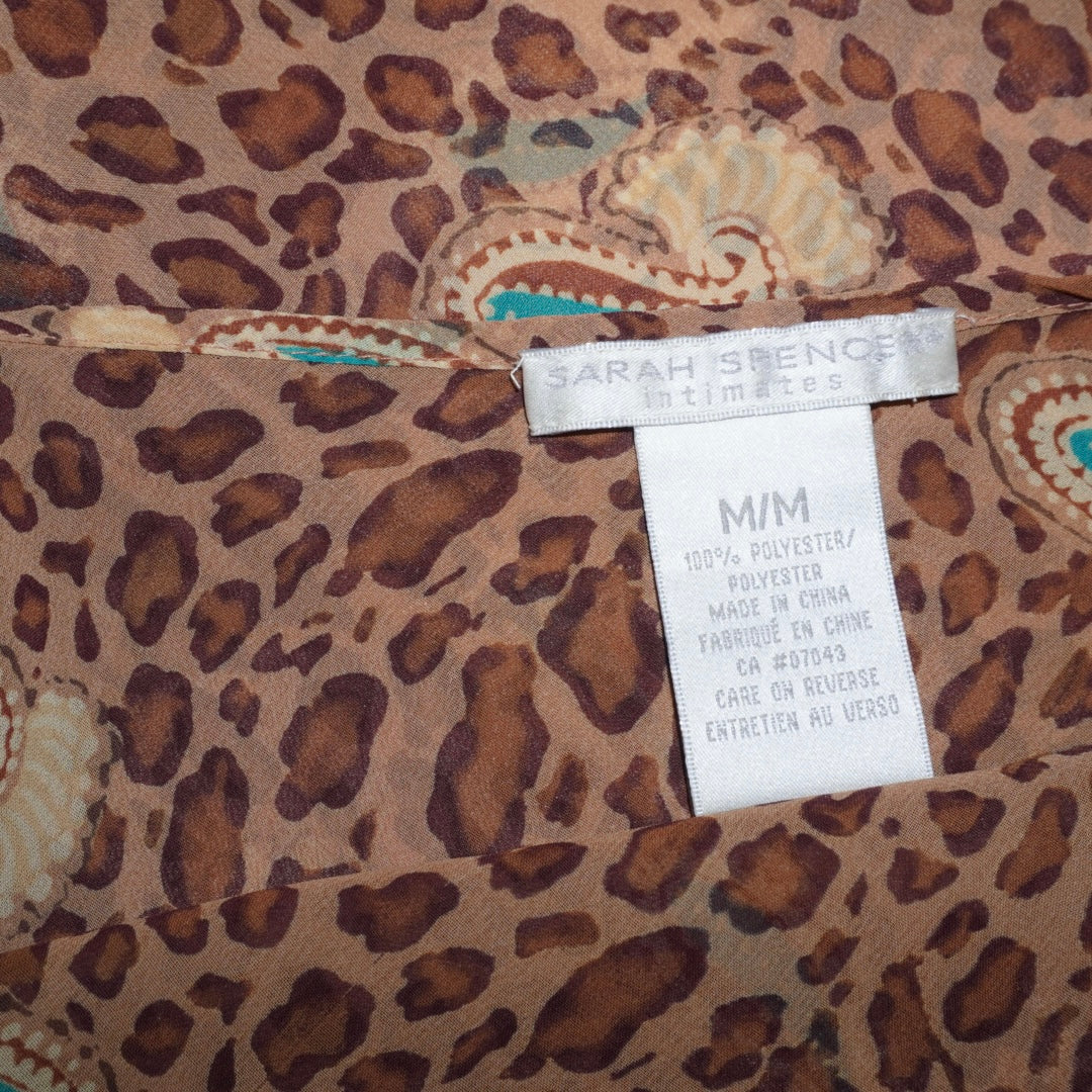 Leopard Slip Dress (M)