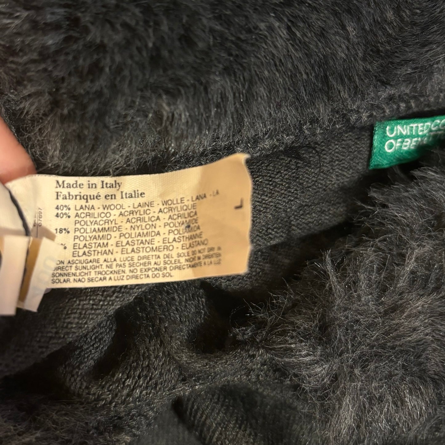 Fur Collar Cardigan (M)