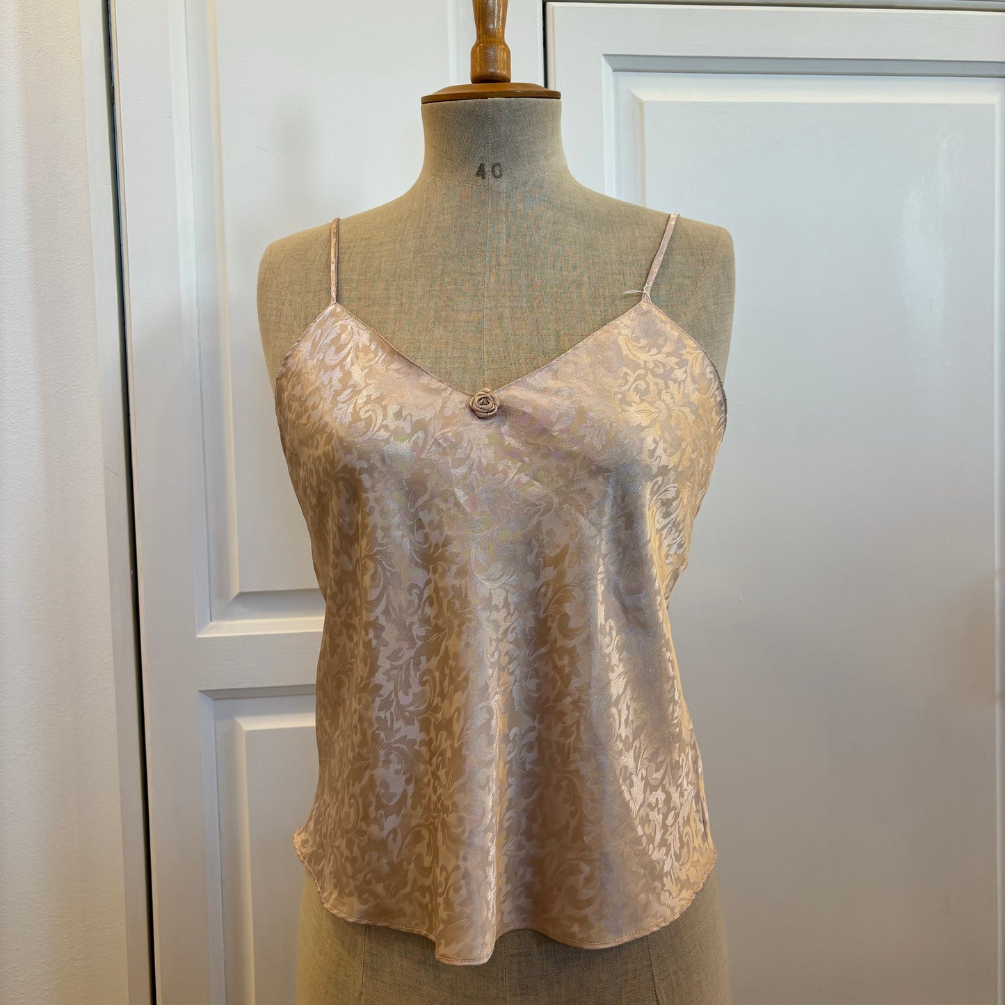 Rosette Satin Cami (S)