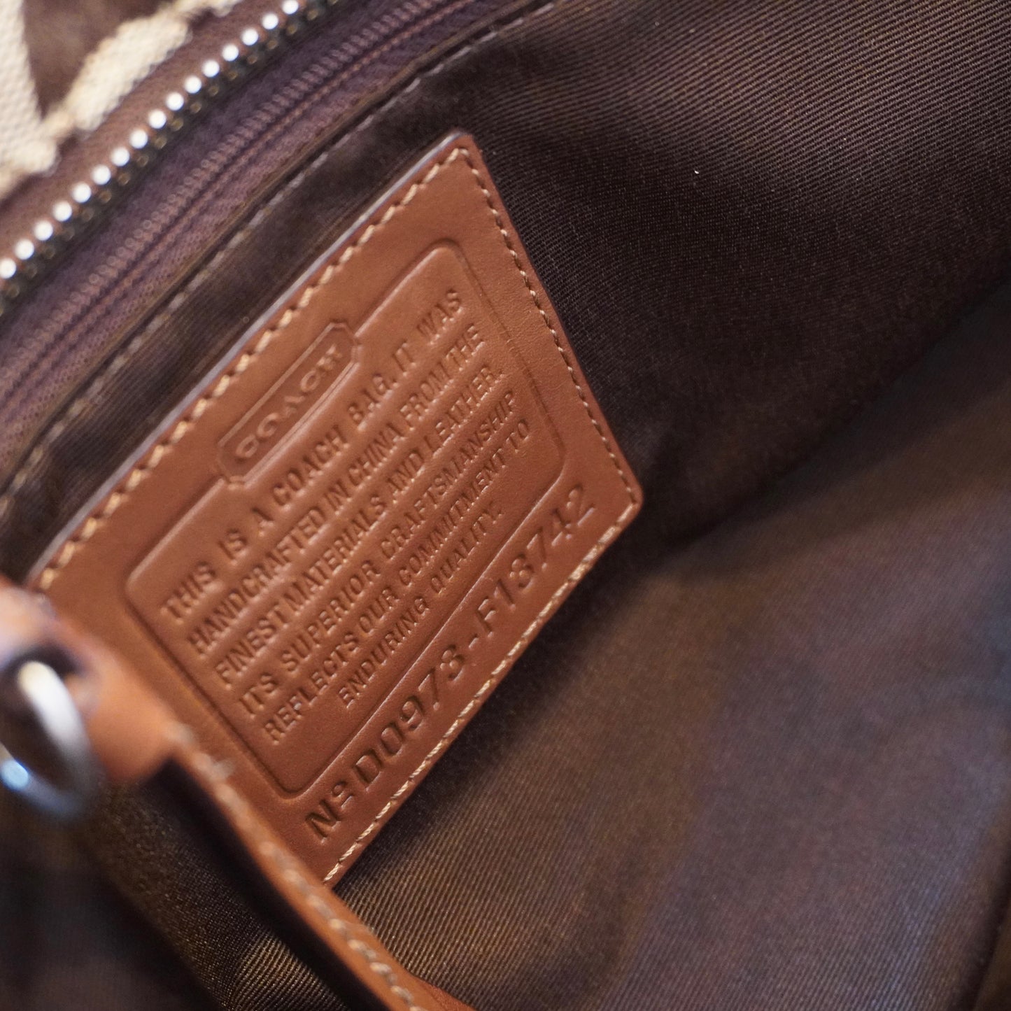 Coach Monogram Purse
