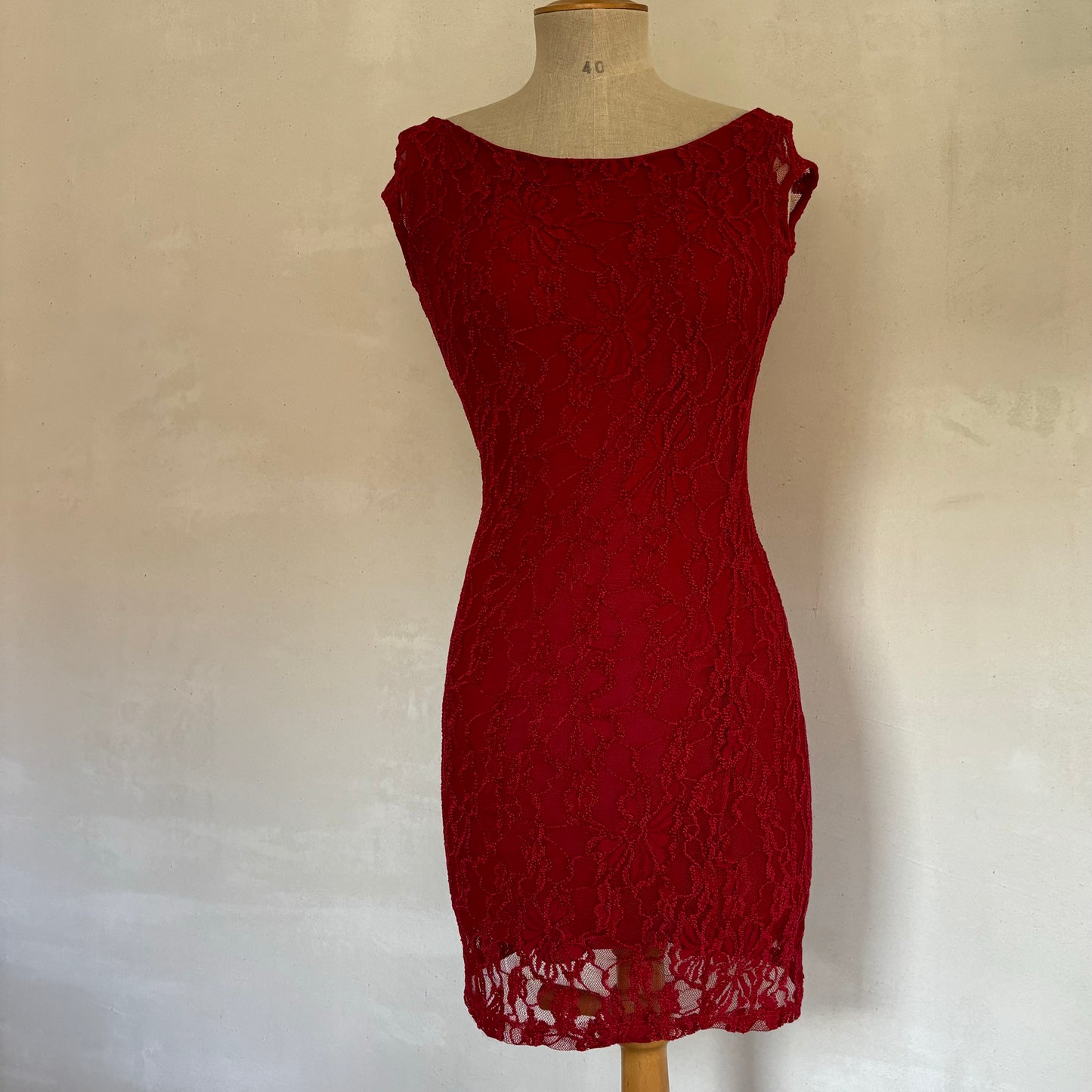 Red Lace Dress (S)