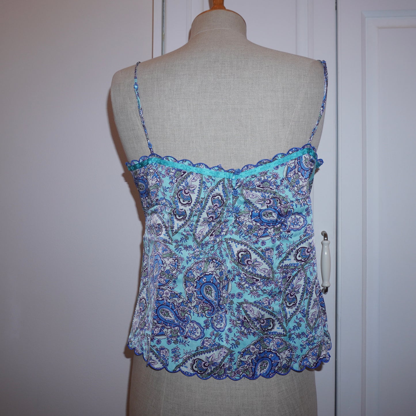 Silk Floral Cami Top (M)