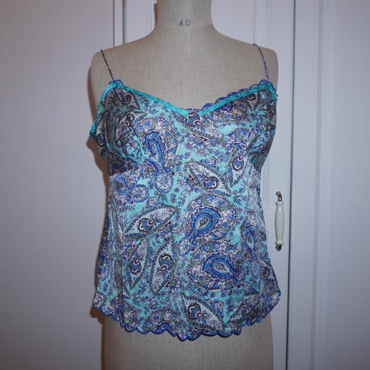 Silk Floral Cami Top (M)