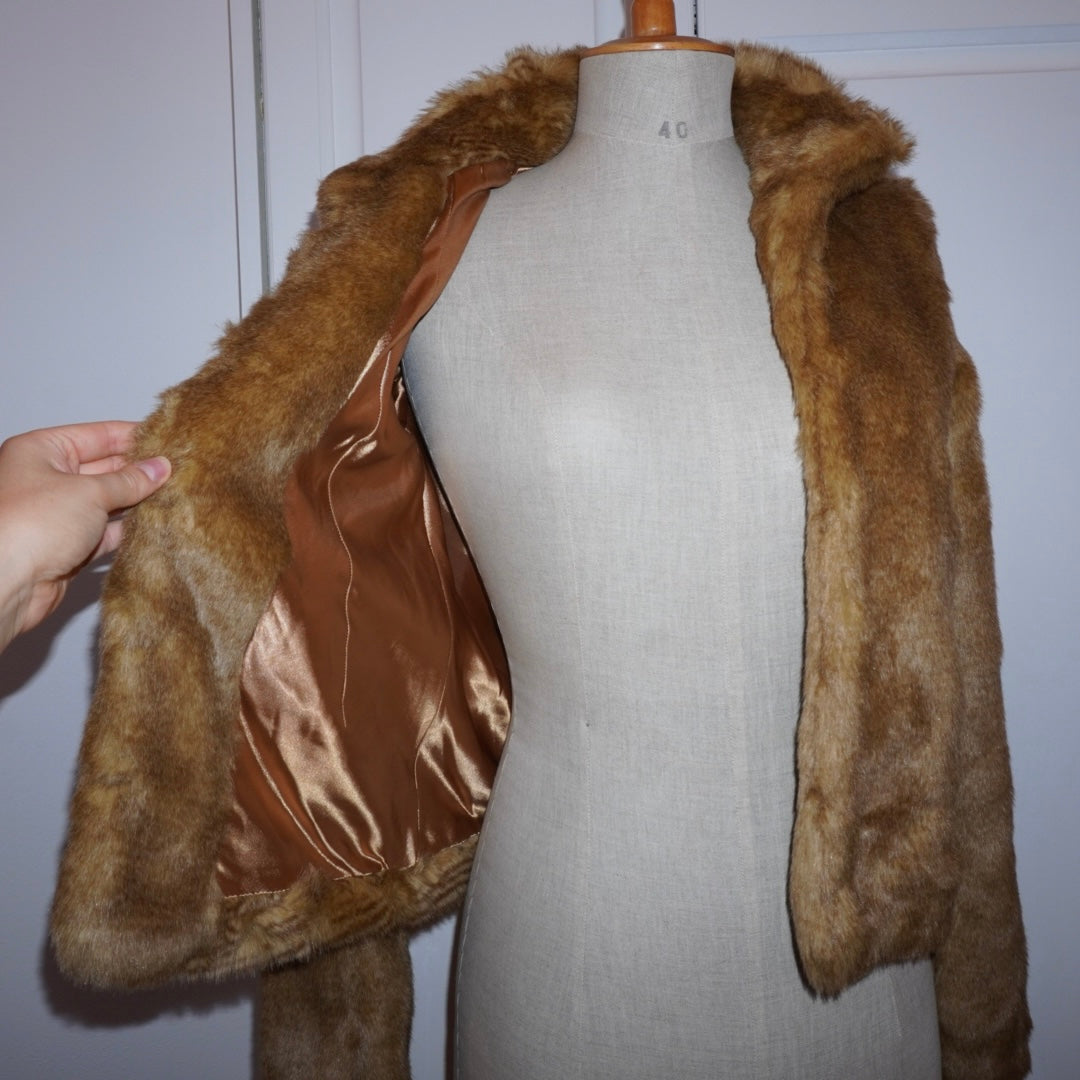 Faux Fur Jacket (XS)