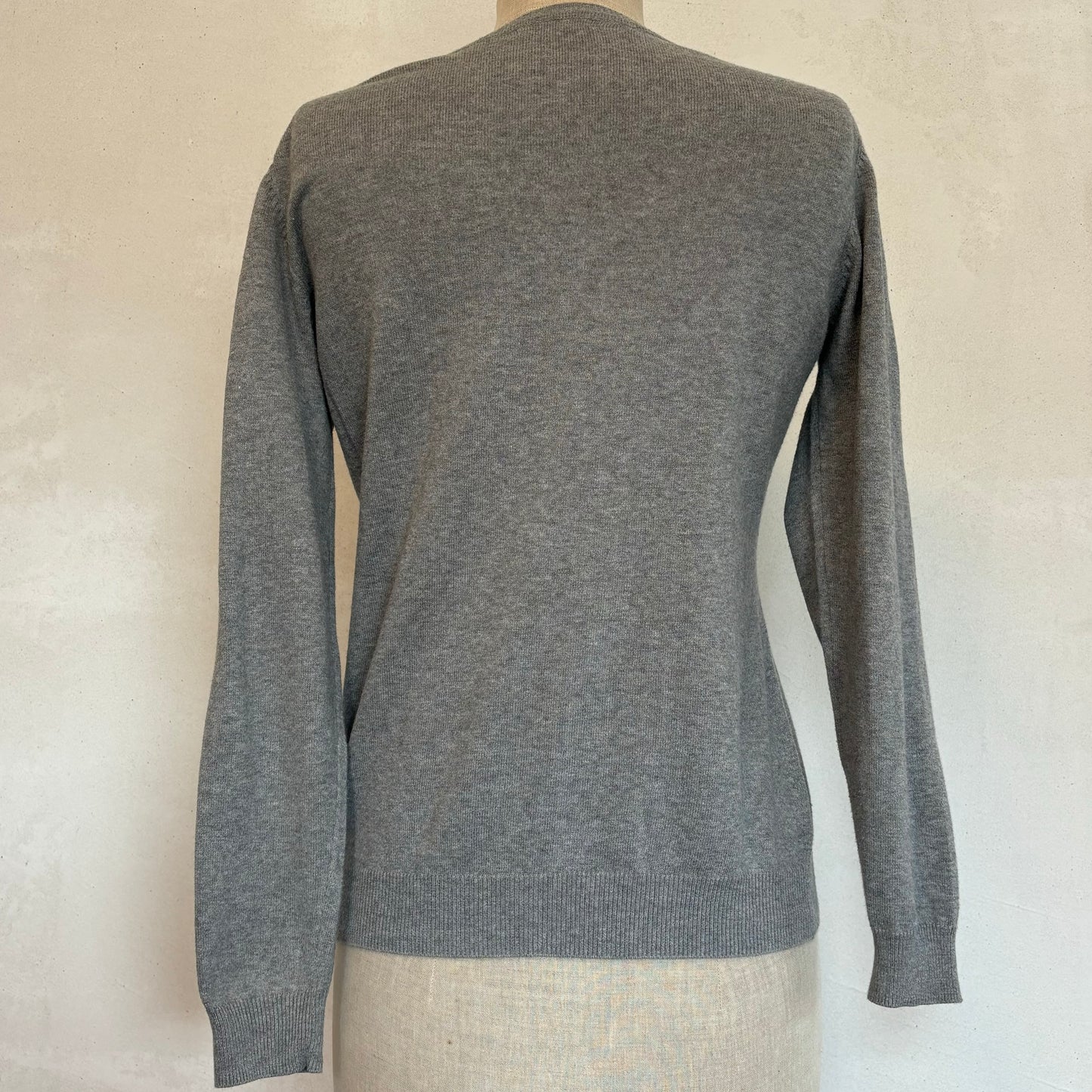 Arygle knit sweater (M)