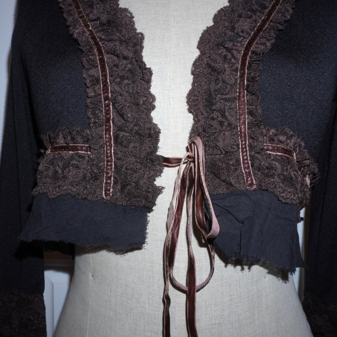 Ruffle Tie Top (S)