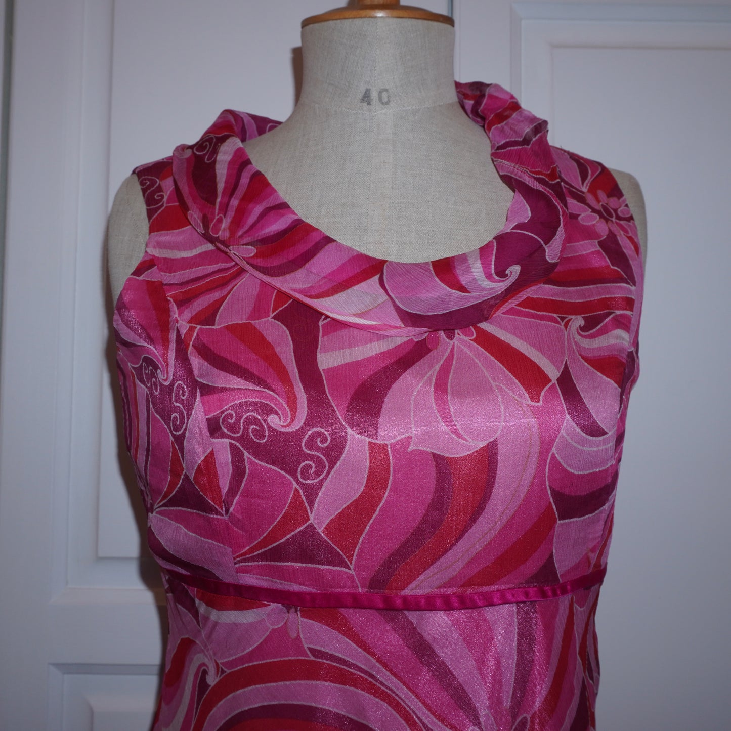 Silk Swirl Dress (S)