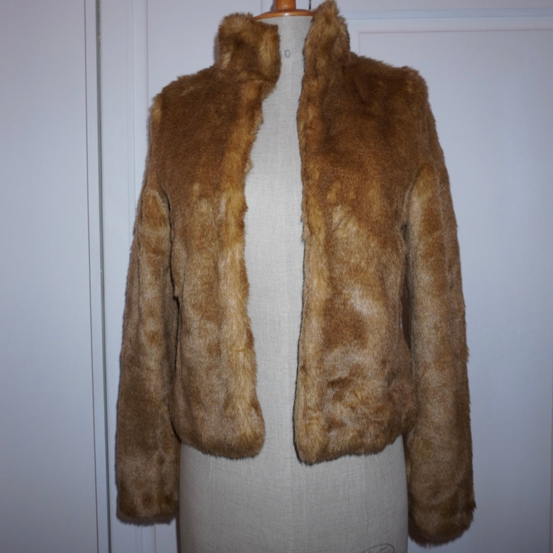 Faux Fur Jacket (XS)