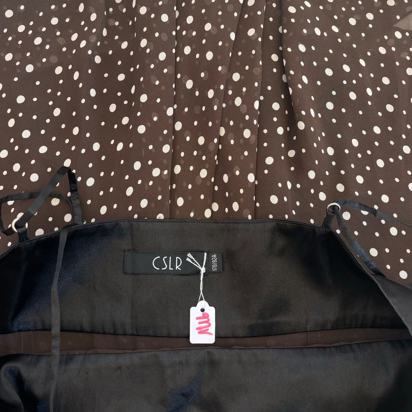 Silk Polkadot Dress (S)