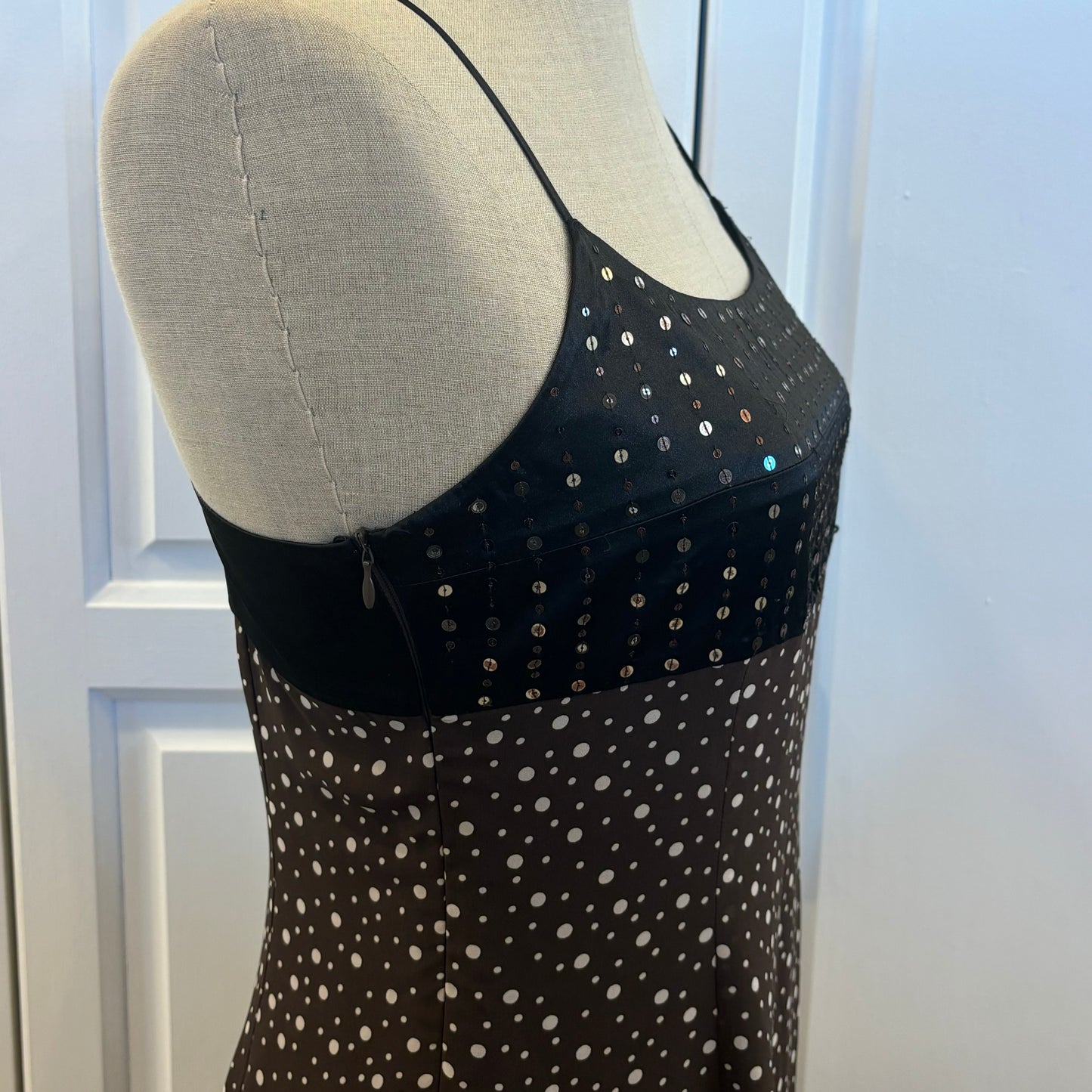 Silk Polkadot Dress (S)