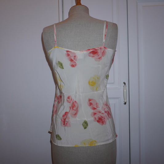 Silk Floral Cami Top (L)