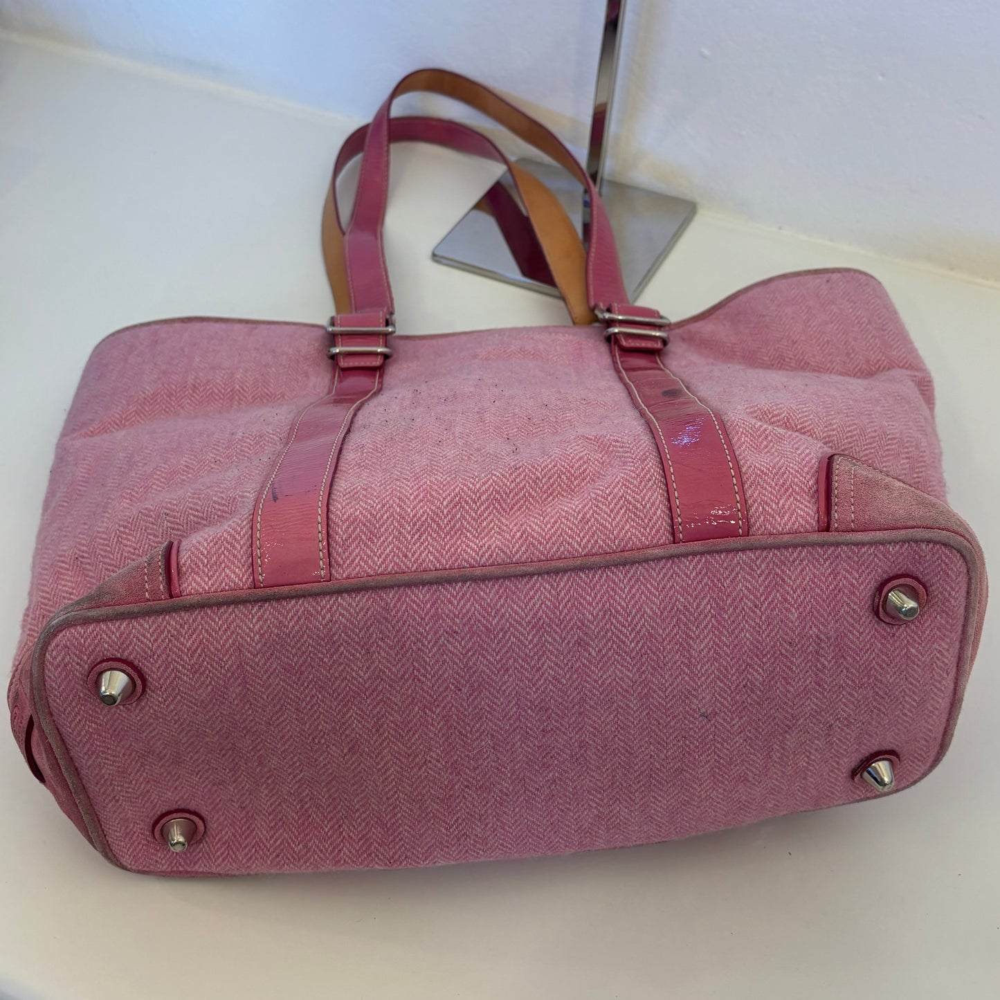 Coach Herringbone Tote Purse