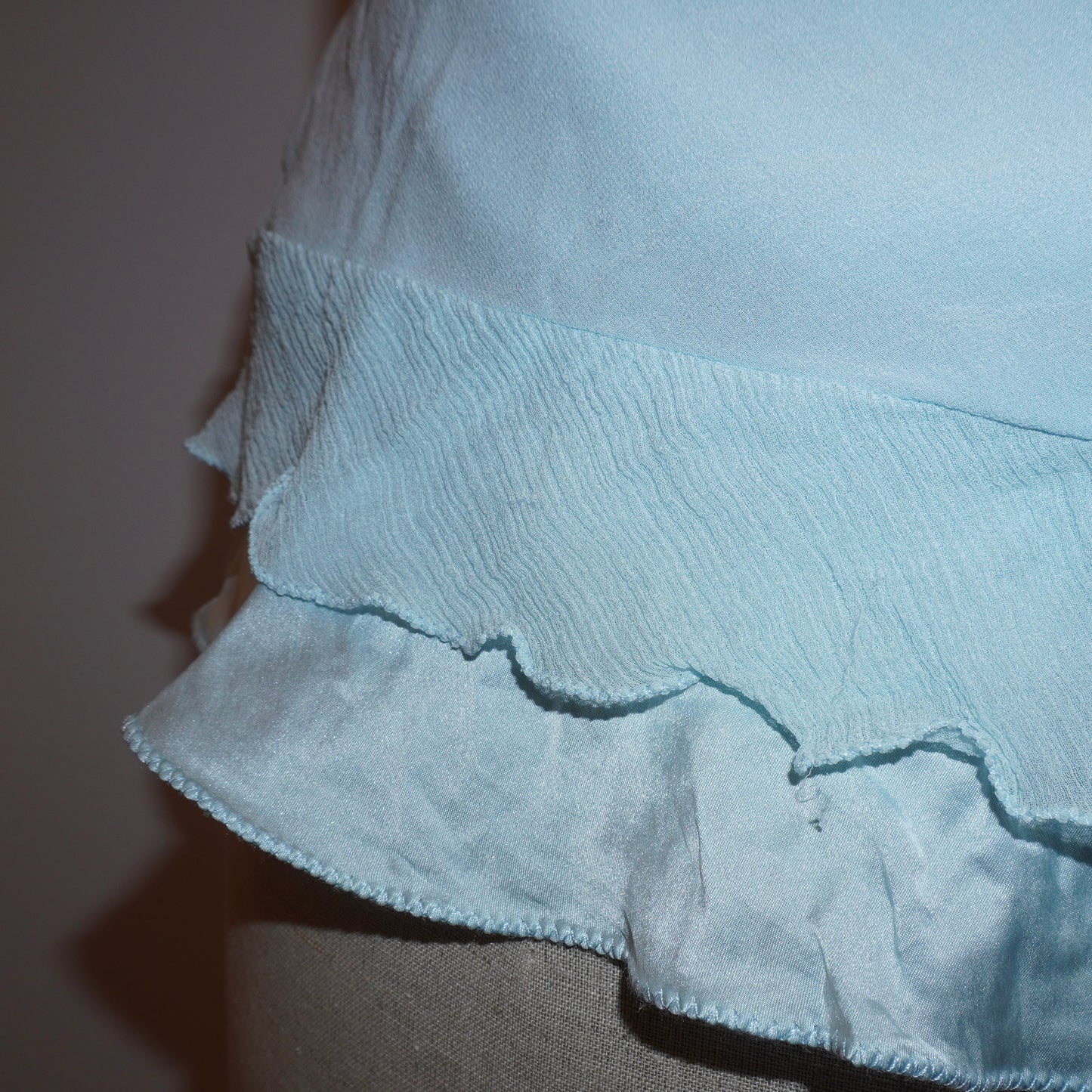Silk Ruffle Top (L)