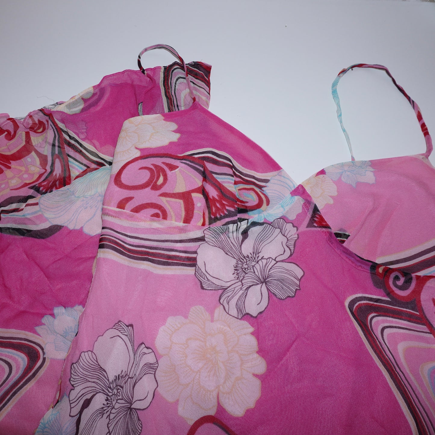 Silk Floral Dress (XS)