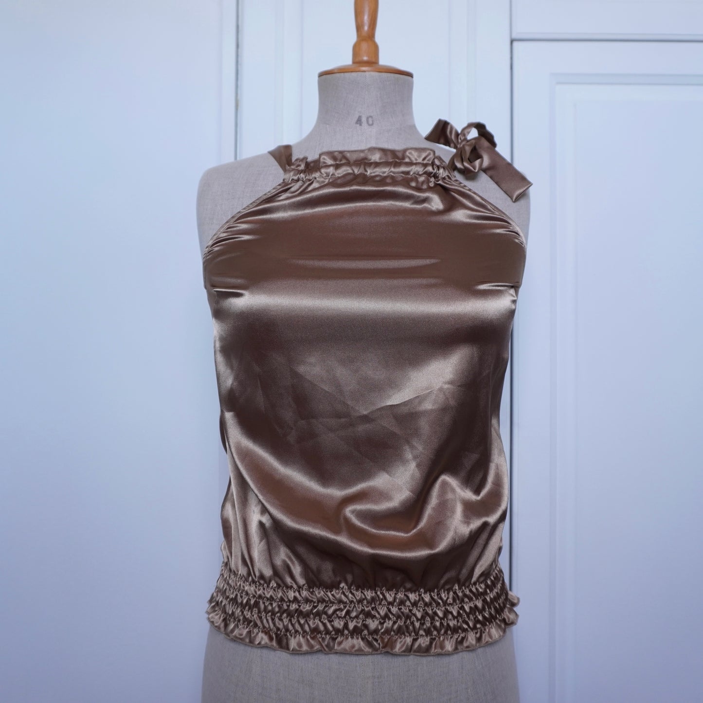Ruched Tie Top (XS)