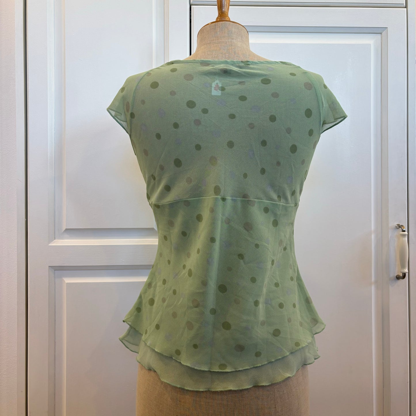 Polkadot Flowy Top (S)