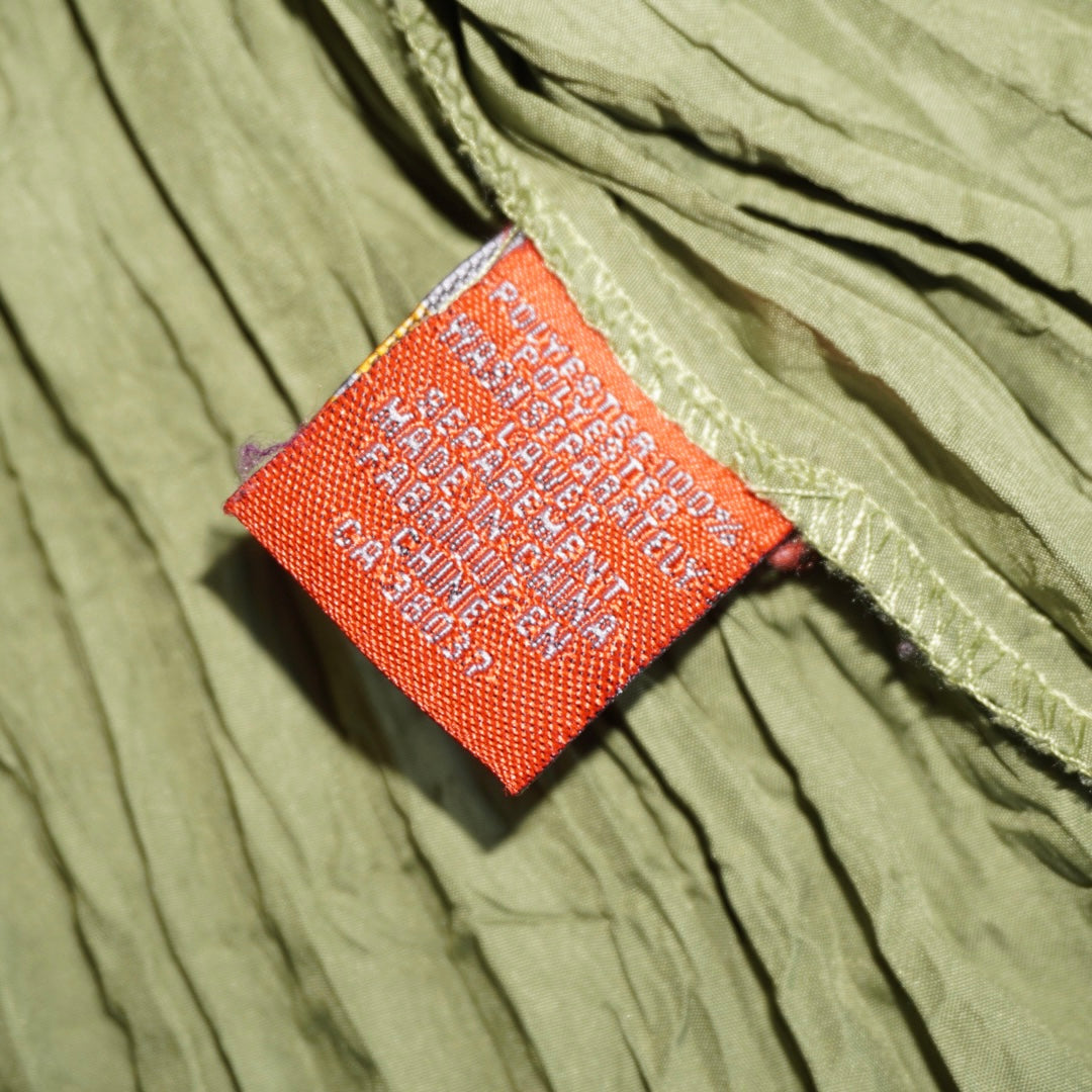 Pleated Ruffle Blouse (L)