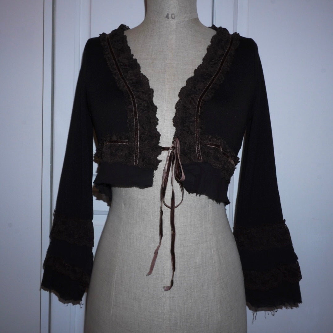 Ruffle Tie Top (S)