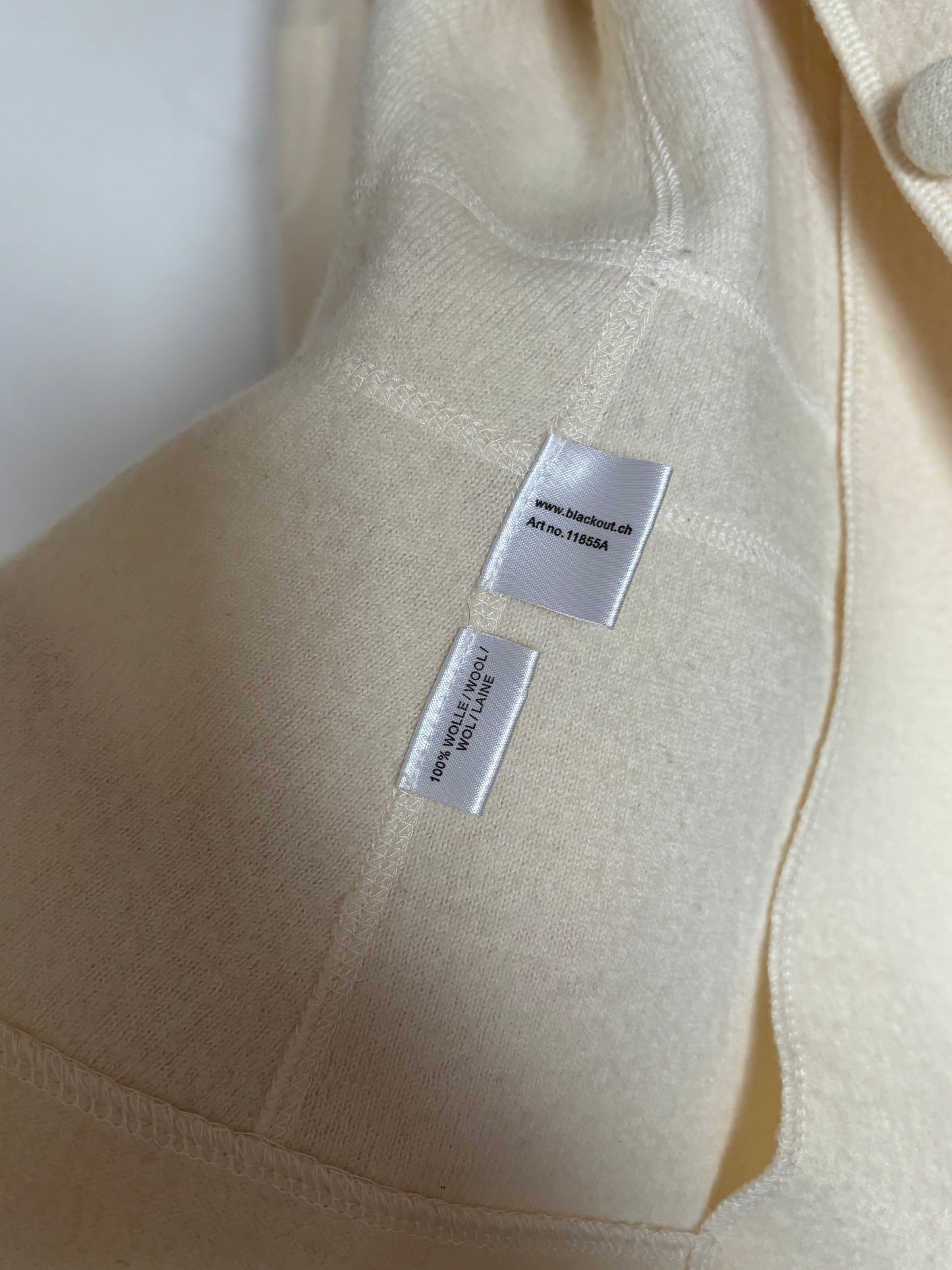 Creme Wool Blazer (M)