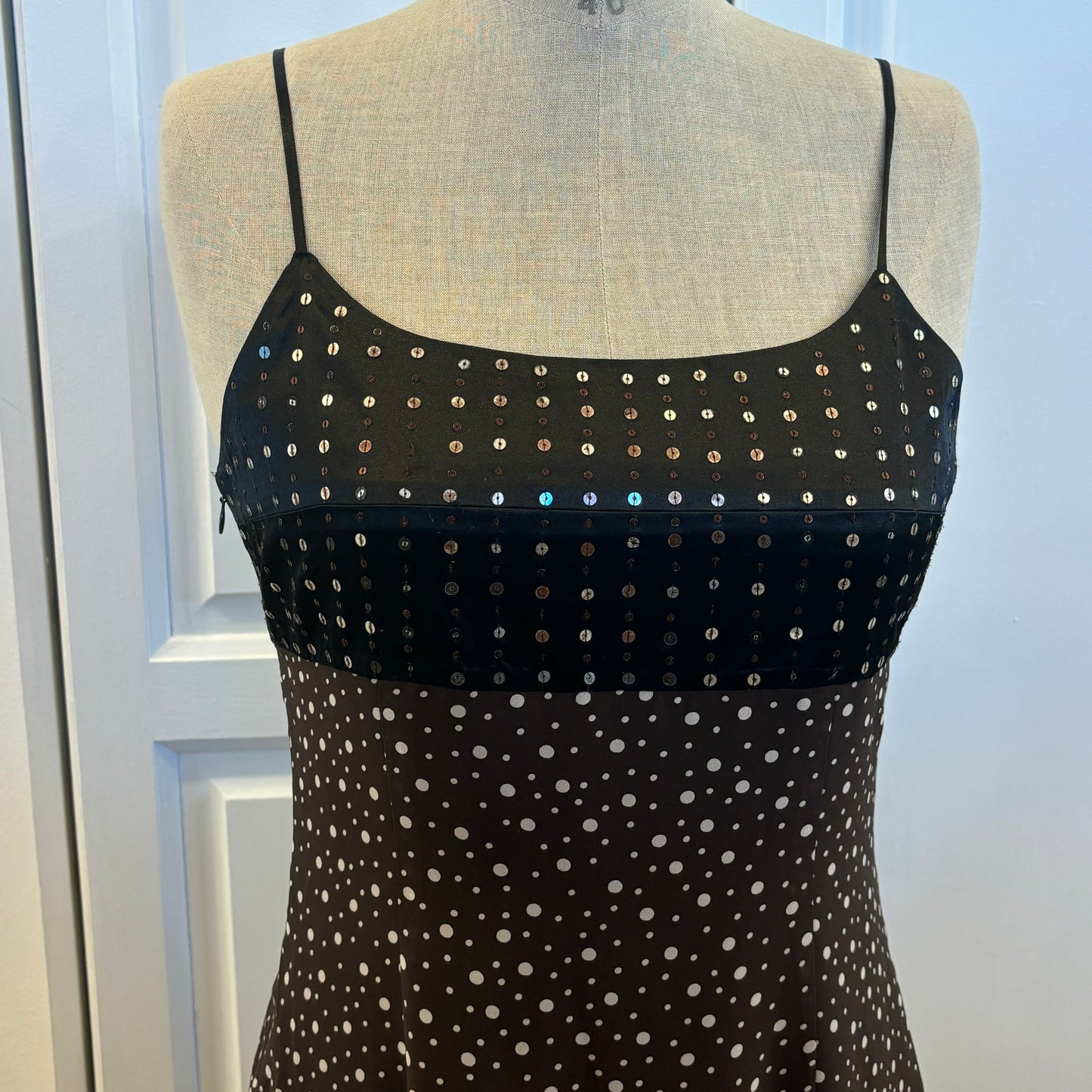 Silk Polkadot Dress (S)