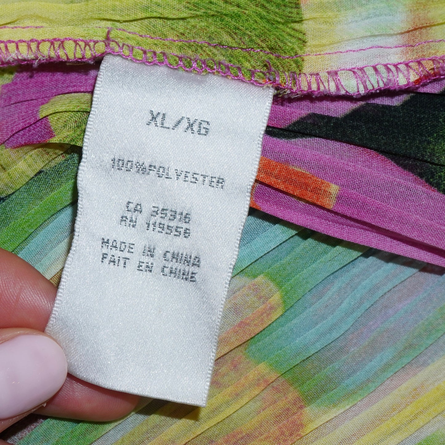 Floral Pleated Blouse (M)